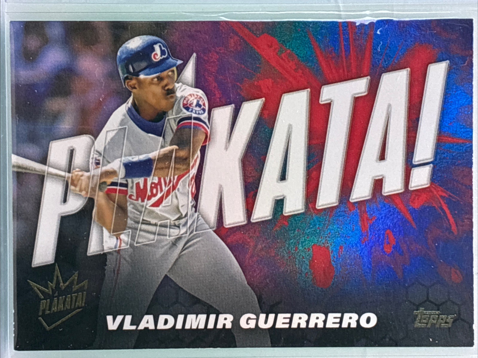 2025 Topps Series 1 - Vladimir Guerrero #PLAK-18 Plakata! (SSP)
