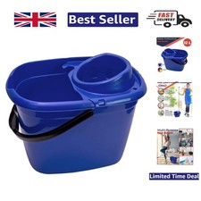 Effortless 12L Cleaning Mop Bucket with Ergonomic Handle & Mess-Free Pouring
