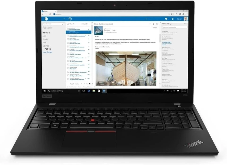 Notebook Pc Portatile 15.6" Lenovo i5 Ram 8Gb SSD 256Gb Win 11 Ricondizionato - Immagine 3 di 4