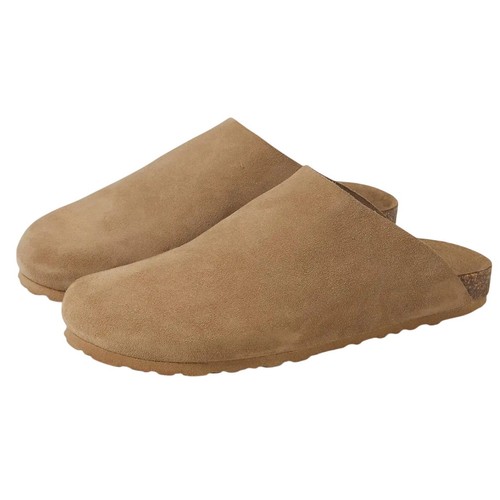 Seychelles Womens New Routine Clogs Size 8 Taupe Suede EUC