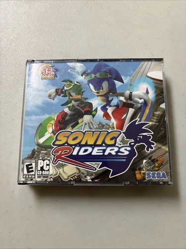 Sonic Riders PC (2006) CIB - 15th Anniversary Edition SEGA 3 Disc Set Rare