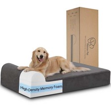 Rainmr XL Orthopedic Memory Foam Dog Bed 52x36x7in Waterproof Cover Washable