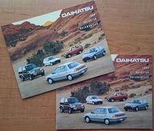 DAIHATSU 1990 Cars * TWO Original Sales Broch...