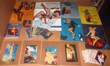 Vintage & Modern GIL ELVGREN Pinup Lot-Louis Dow/Mutoscope/Card sets/Promos/Book