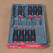 Snap-on SGTT110 10pc Soft Grip Terminal Tool Release Set 8pc w/ Tray Box Red