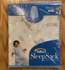 HALO Innovations Sleepsack 100 Cotton Wearable Blanket Sand Llama M 6-12 mo