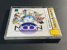 Noon Micro Cabin Sega Saturn SS NTSC-J Puzzle Retro Game Japan Import Brand New