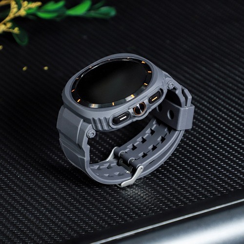 Bracelet avec étui pour Samsung Watch Ultra 47mm protection militaire TPU silico - Zdjęcie 22 z 31
