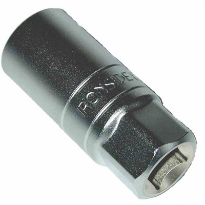 Ironside 116-243 ZK-Stecknuß 13mm (½'')SW21 CV für Zündkerzen, silber