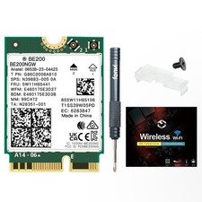 M.2 WiFi 7 Card Intel BE200NGW 8800Mbps Tri-band BT5.4 Network Wireless Adapter