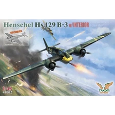 1/48 Takom #48002 Henschel Hs129B-3 With Interior