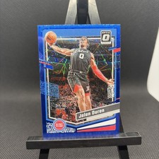 2023-24 Panini Donruss Optic - Jalen Duren #187 Blue Velocity Prizm