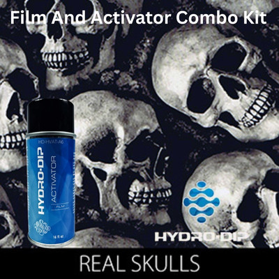 Hydro Dip  Film Activator Combo Kit  HD-SKL339 Large Real Skulls (50cm)