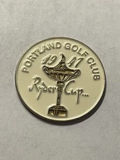 1947 Ryder Cup 1" Coin Style Golf Marker - Portland Golf Club - A Beauty!