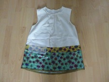 Dorothee Schumacher Blusen Top  creme weiß/  grün Muster Gr. 3