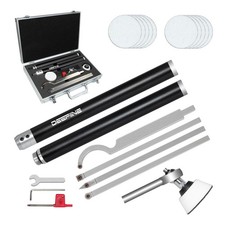Carbide Wood Lathe Turning Tools with Bowl Sander and Aluminum Box