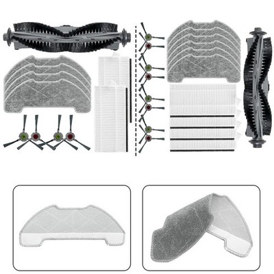 Essential Main Brush Filters Mop Cloth Kit for AIRROBO P30 Vacuum Cleaner