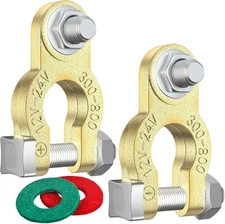 Battery Terminal Connectors, Heavy Duty Battery Cable Ends Connector Pure Copper