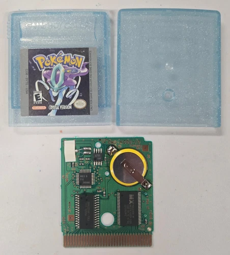 Pokemon Crystal (Nintendo Gameboy Color) GBC Authentic New Battery