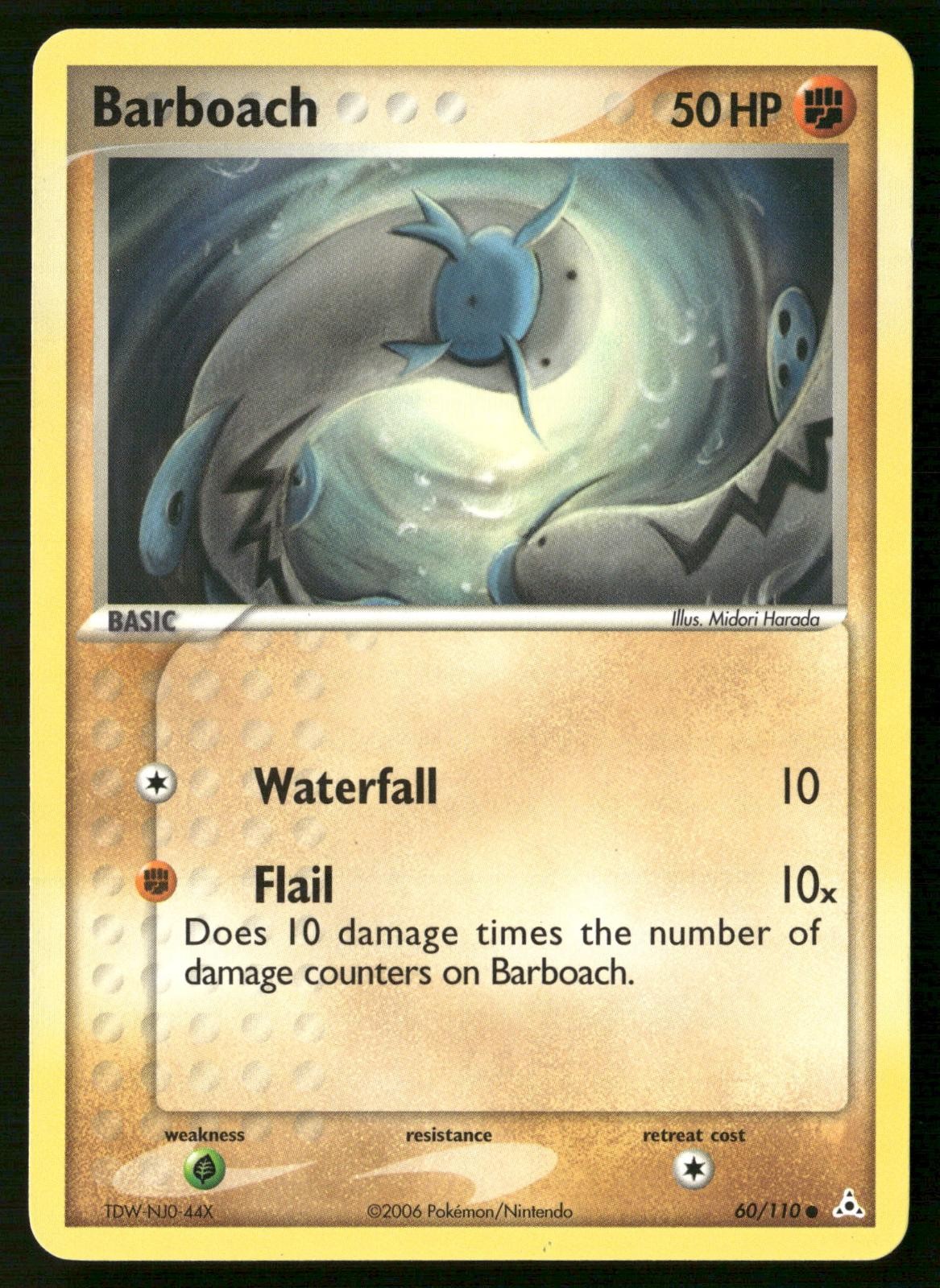 Pokemon Barboach Holon Phantoms 60/110 Common Moderately Played