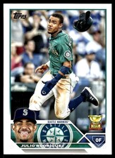 Julio Rodriguez 2023 Topps #330 Seattle Mariners FREE SHIPPING AutographDen