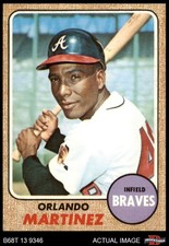 1968 Topps #578 Orlando Martinez Braves 8 - NM/MT
