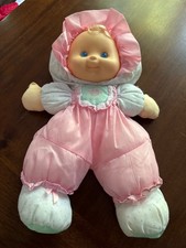 Vintage Puffalump Kids 13" Plush Fisher Price Stuffed Baby Doll Pink Merri 90 s