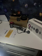 Dyson Supersonic Professional Hair Dryer Pink-Grey with Attachments, barely used