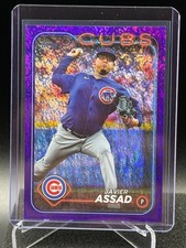 Javier Assad 2024 Topps Purple Holo Foil #674/799 - Chicago Cubs