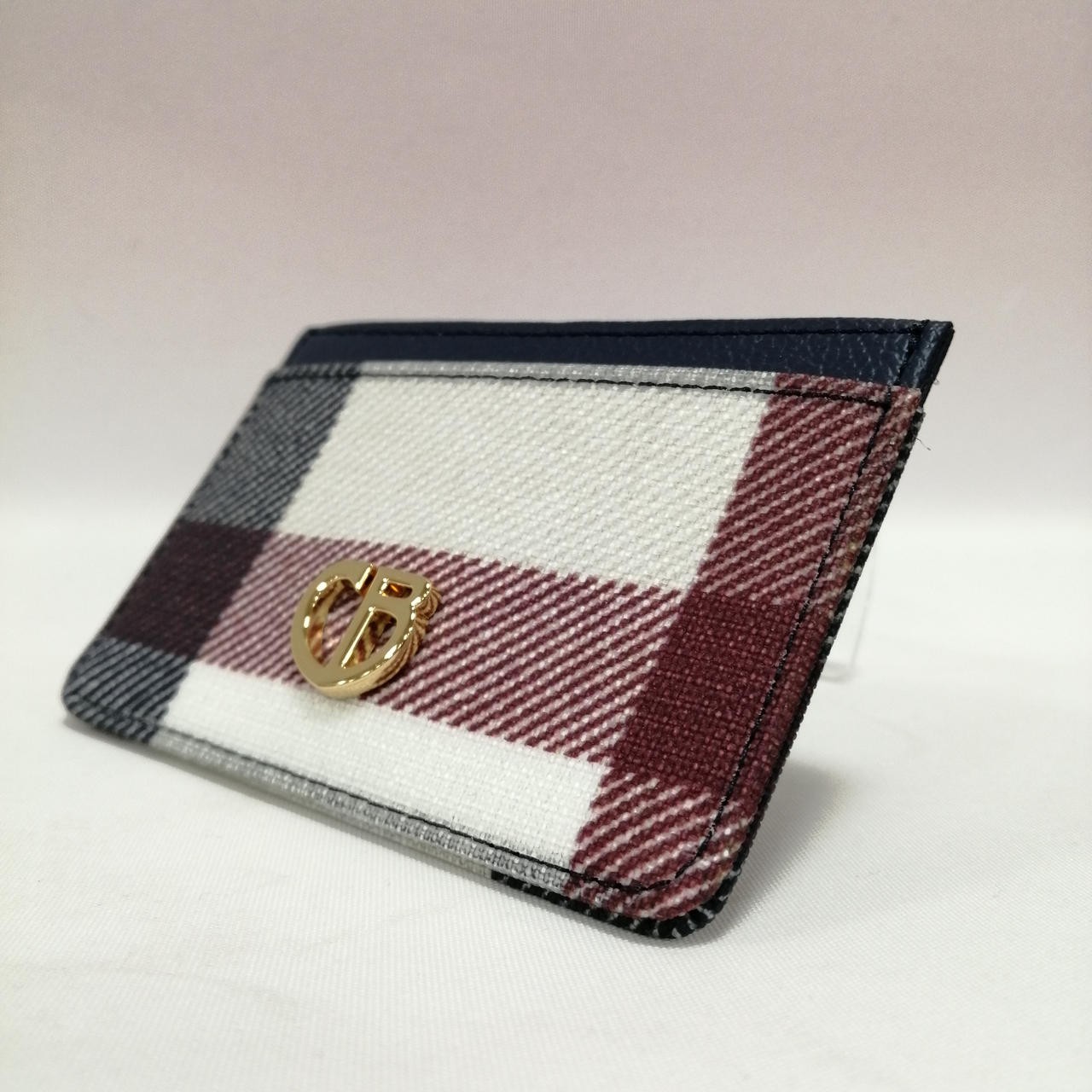 Pass case Model number Multicolor check BLUE LABE… - image 1