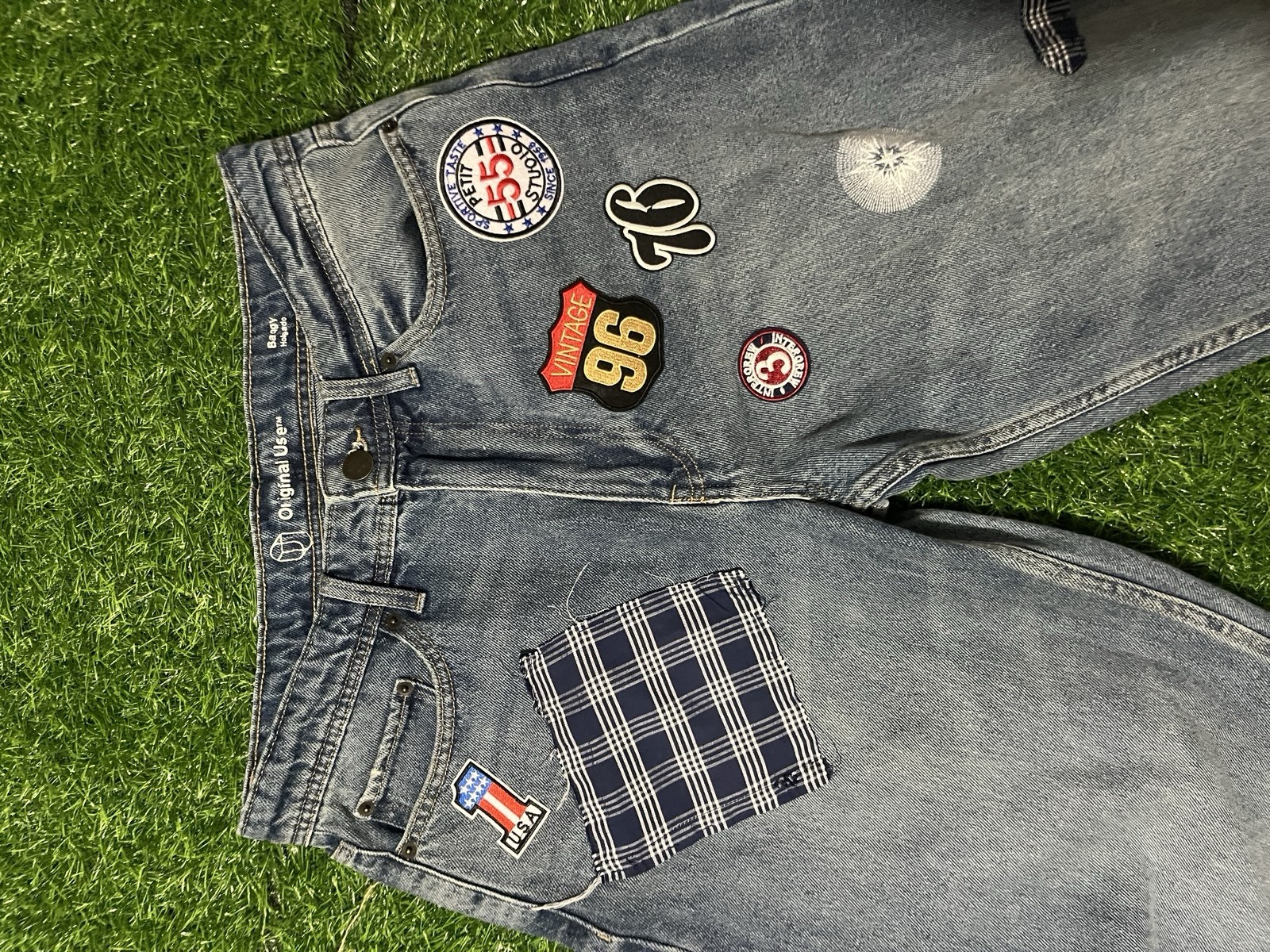 Original User Patchwork Embroidered Relaxed Fit S… - image 2