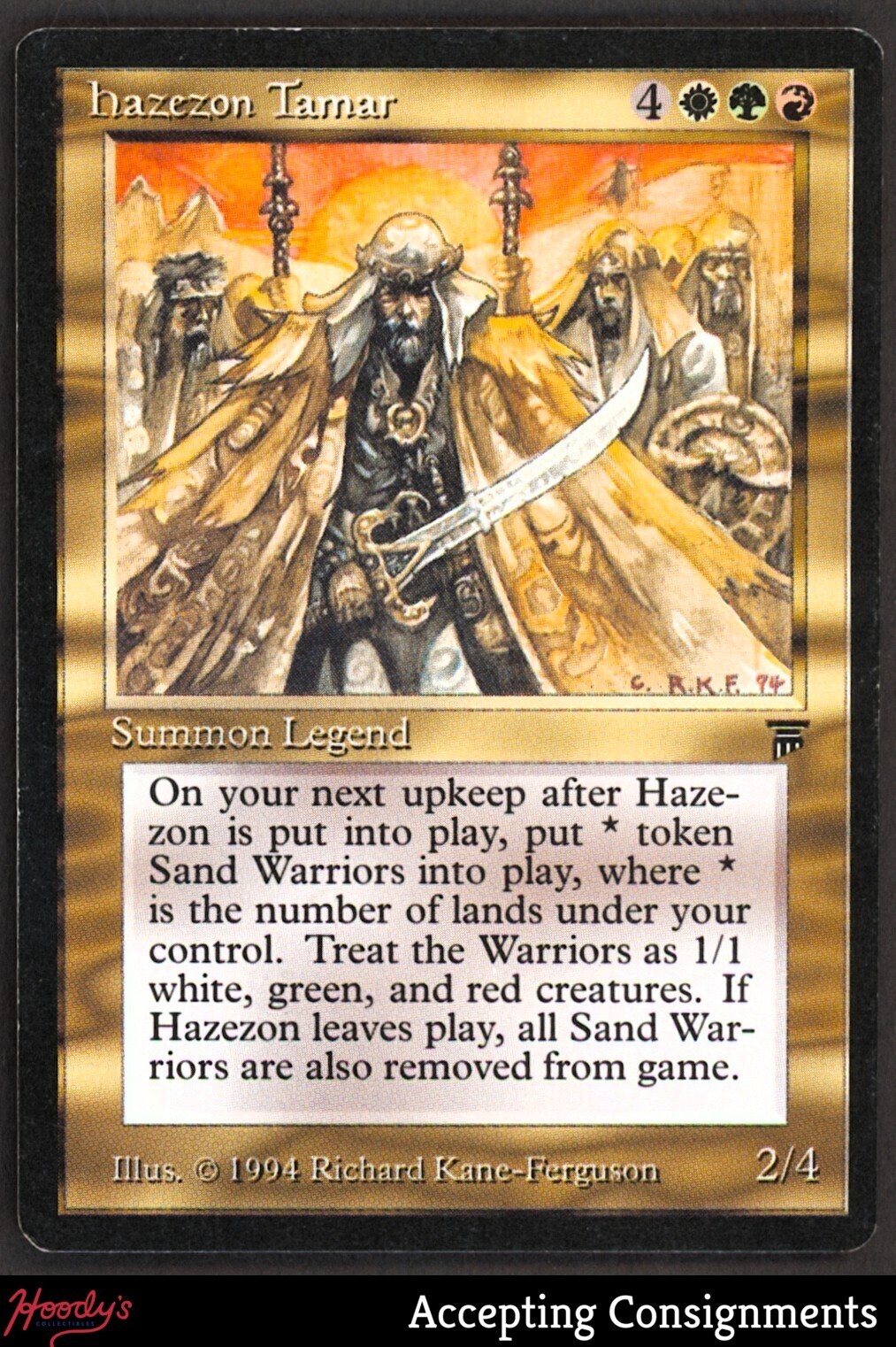 1994 Magic: The Gathering Legends #NNO Hazezon Tamar