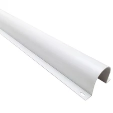 Electriduct 3" Plastic Flanged Wire Guard Cable Raceway 5x 58" Sticks White