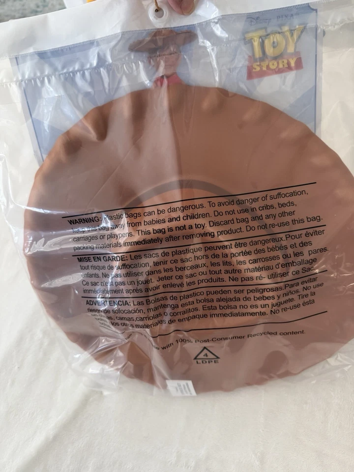 Disfraz de Halloween Woody para niño Toy Story con sombrero talla 6/7 pequeño Foto 4 de 4