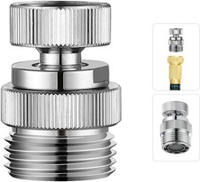 Adaptador de grifo a manguera de lat n con aireador, adaptador de grifo de 3/4"