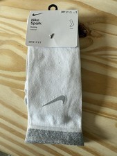 Nike Spark Cushioned Crew Running Socks White Men  s 10-11.5 Women 11.5-13. M31