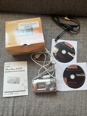 Canon PowerShot A470 Digitalkamera Digicam 7.1 Megapixel 3.4x Optical Zoom
