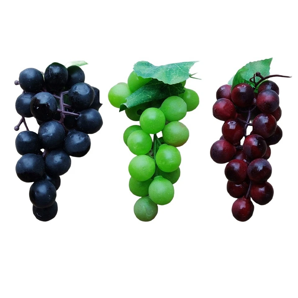 Raisins artificiels r��alistes pour projets floraux �� faire soi-m��me 12 cm de - Photo 3/4