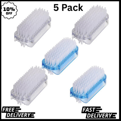 5 Pack Nail Brush for Cleaning Fingernails - Two Sided Hand Fingernail Scrub ...