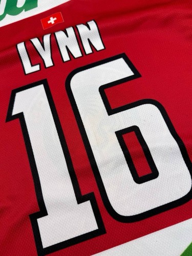 SCL TIGERS ICE HOCKEY SHIRT JERSEY #16 LYNN SWITZERLAND - Picture 14 of 16