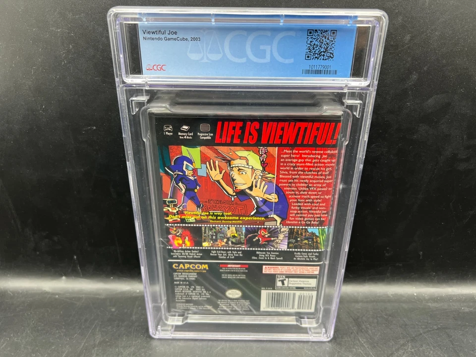 1st Print Viewtiful Joe Nintendo GameCube CGC 9.8 A+ FACTORY SEALED WATA VGA - Image 2 of 4
