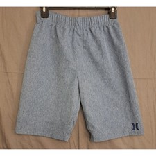 Hurley Stretch Hybrid Pull On Shorts Youth Size Large Blue