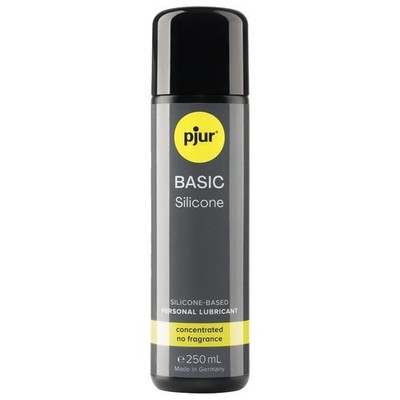 pjur  BASIC Silicone 250ml Silikon Gleitmittel, Universal Gleitgel & Massagegel