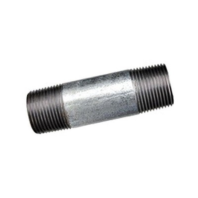 WARD MFG 0224080 Pipe Nipple 2-1/2'' 8'' L Steel Galvanized SCH 40/STD NPT