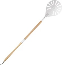 9 Inch Pizza Peel - Anodized Aluminum Pizza Transfer Shovel with Detachable Wood
