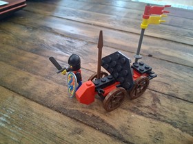 LEGO 1971-1 Black Knight&rsquo;s Battering Ram &ndash; Complete w/ Instructions &ndash; Castle