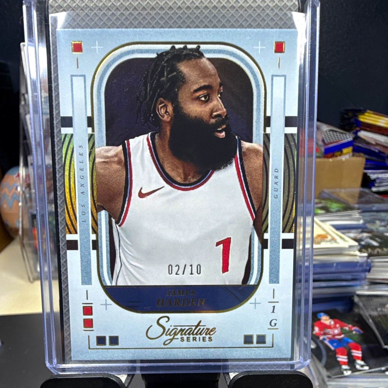 Panini 2025-26 Signature Series James Harden #56 Clippers Gold /10 02/10