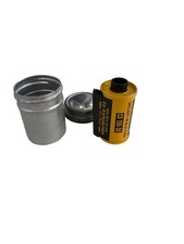 Vintage Kodacolor-X CX 135-20 35mm Film Roll with Metal Film Canister Process C-