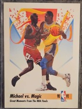 1991-92 SkyBox #333 Michael vs. Magic
