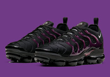 Nike Air VaporMax TN Plus men's black/purple air cushion shoes shipping free